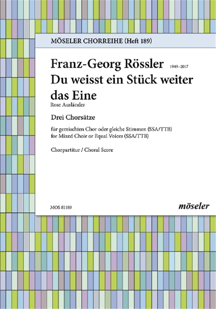 Du weisst ein Stück weiter das Eine